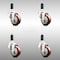 Service Caster 3 Inch 316SS Maroon Polyurethane Swivel 1-1/8 Inch Expanding Stem Caster Set SCC SCC-SS316EX20S314-PPUB-MRN-118-4 - alternate 4